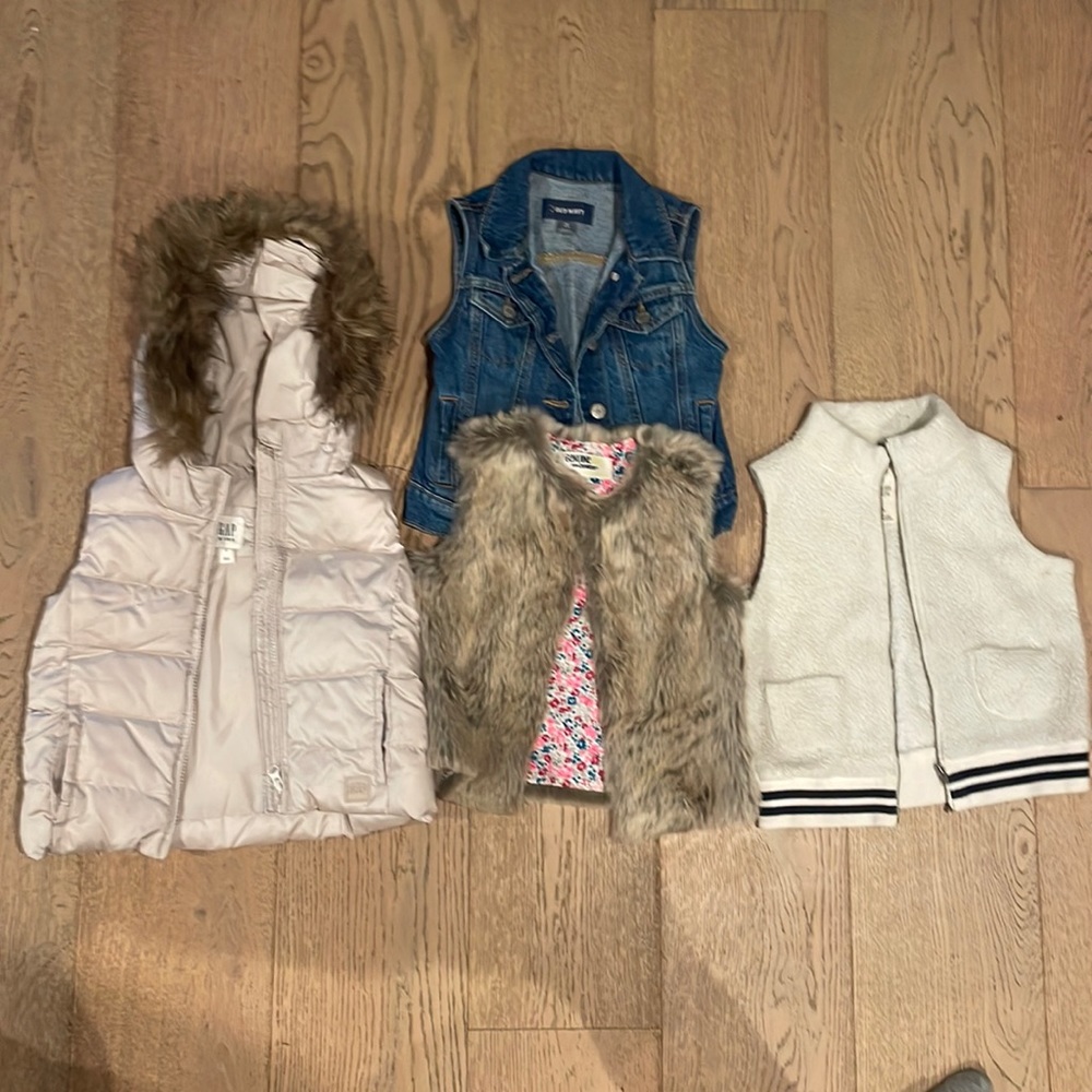 Adorable girls vests LOT